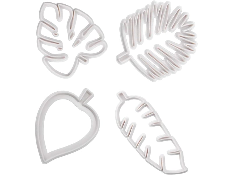  Emporte-pièces en plastique en forme de feuille tropicale - mini emporte-pièces pour fondant - outils de pâtisserie décoratifs NO Commercial reference - Conforama A