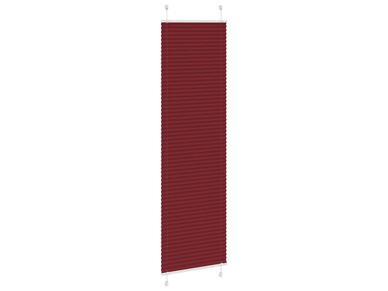 Store plissé, store de fenêtre rouge bordeaux 65x200 cm largeur du tissu 64,4 cm cf47050  - Conforama C