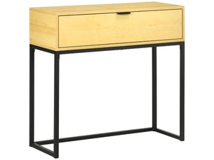 Console 1 tiroir(s)  coloris beige <strong></strong> <strong></strong>