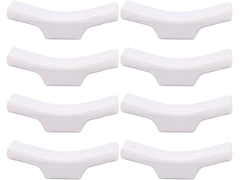 Lot de 8 repose-baguettes - repose-cuillère - fourchette, couteau - support pour baguettes - support pour vaisselle - décoration de table à manger - white - Conforama A