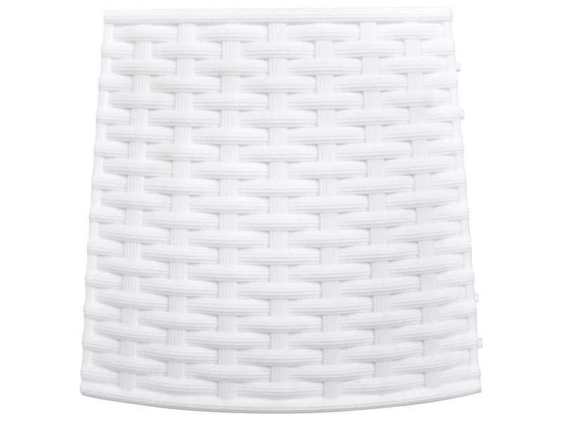  Jupe de sapin de noël blanc ø56x23 cm plastique  - Conforama E