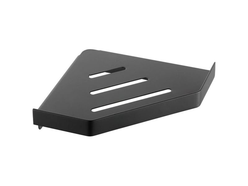  Tablette d'angle, support de salle de douche (noir)  - Conforama D