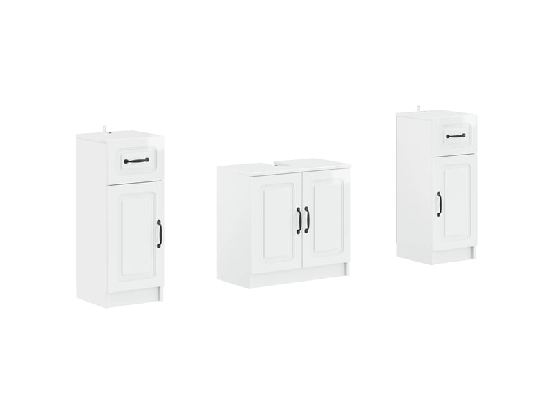  Ensemble de meuble de salle de bain 3 pièces utrecht cf63508  - Conforama A