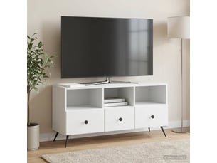 Meuble tv coloris blanc 102 cm <strong></strong>  <strong></strong>