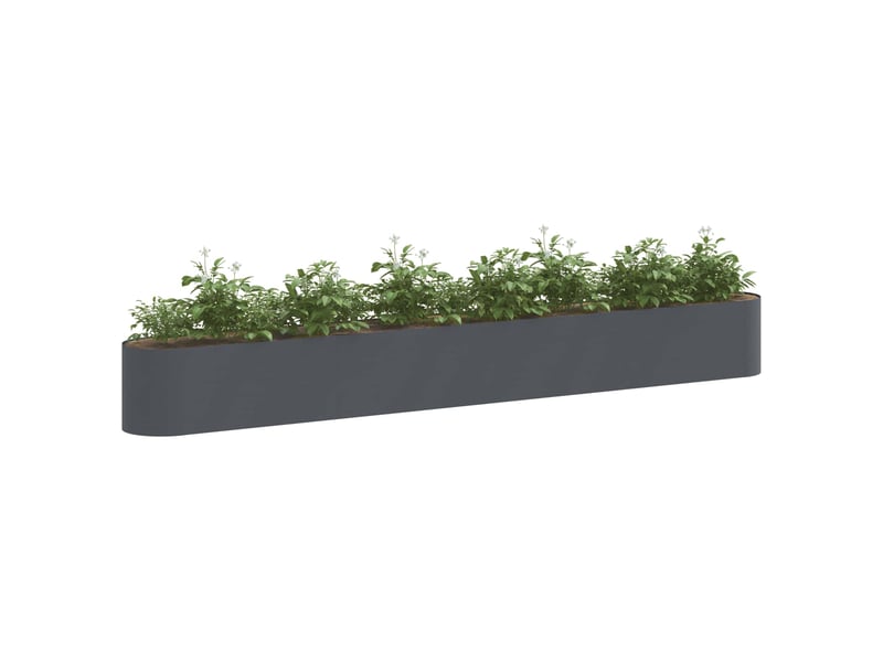  Jardinière - jardin surélevé anthracite 360 x 40 x 40 cm  - Conforama C