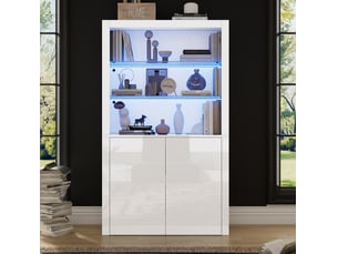 Buffet coloris blanc <strong>VIVRYN</strong> <strong></strong> - x
