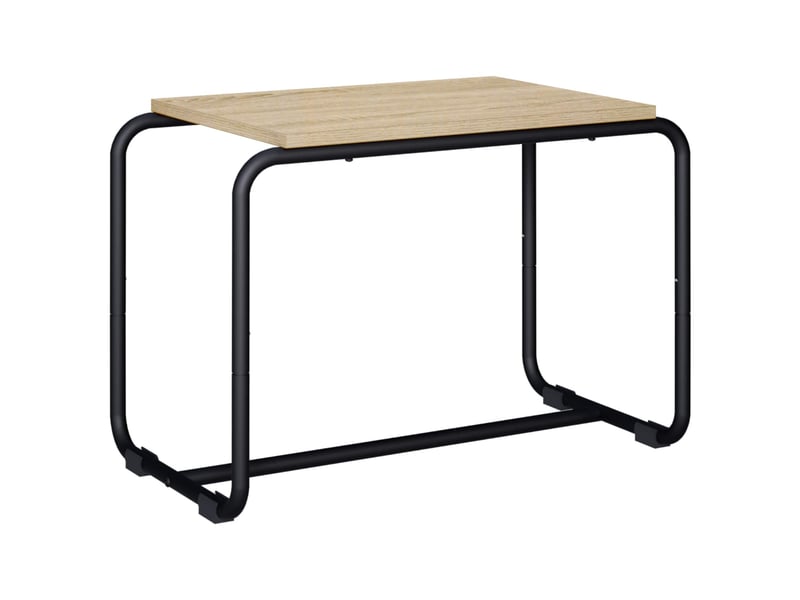  Meuble tv moderne, banc tv 60x35,5x42 cm chêne sonoma bois d'ingénierie  - Conforama A