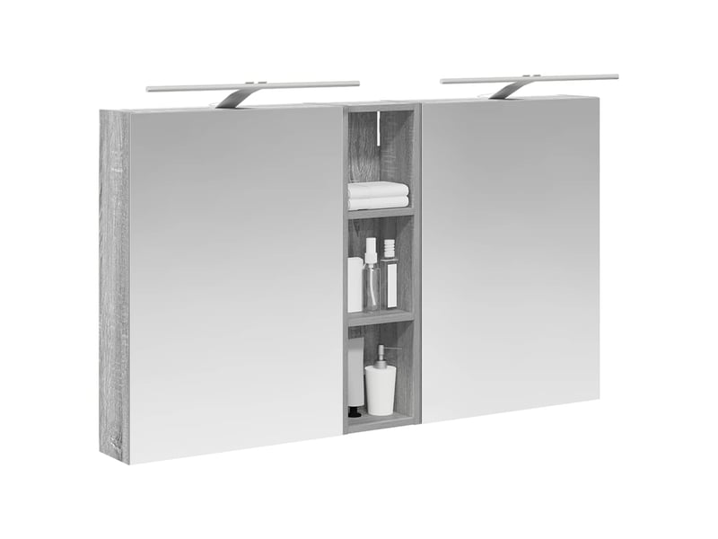  Ensemble de meubles de salle de bain 3 pcs 120x14.5x70 cm shl7428  - Conforama C