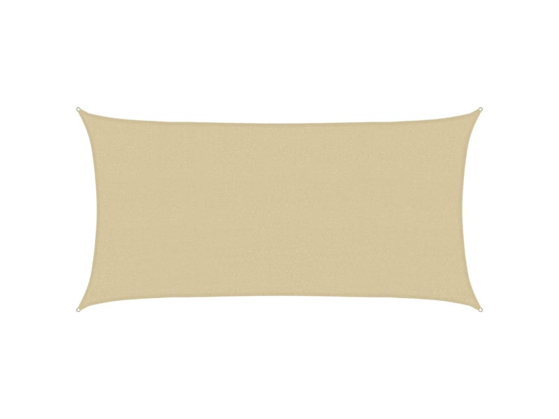  Vidaxl voile d'ombre beige 2 x 6 m hdpe  - Conforama A