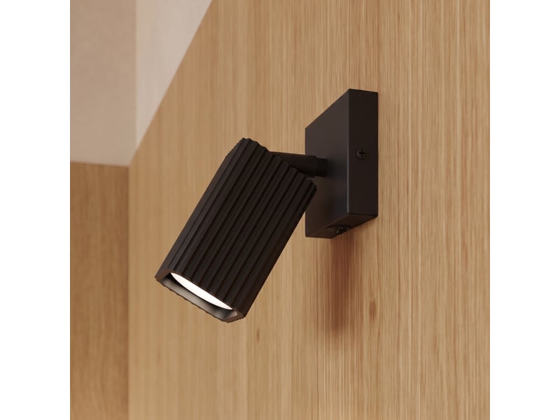  Plafonnier rayo 3p noir aluminium moderne 18x20x20cm SL.3166 - Conforama D