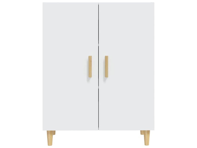  Buffet - bahut - meuble de rangement blanc 70x34x90 cm bois d'ingénierie  - Conforama C