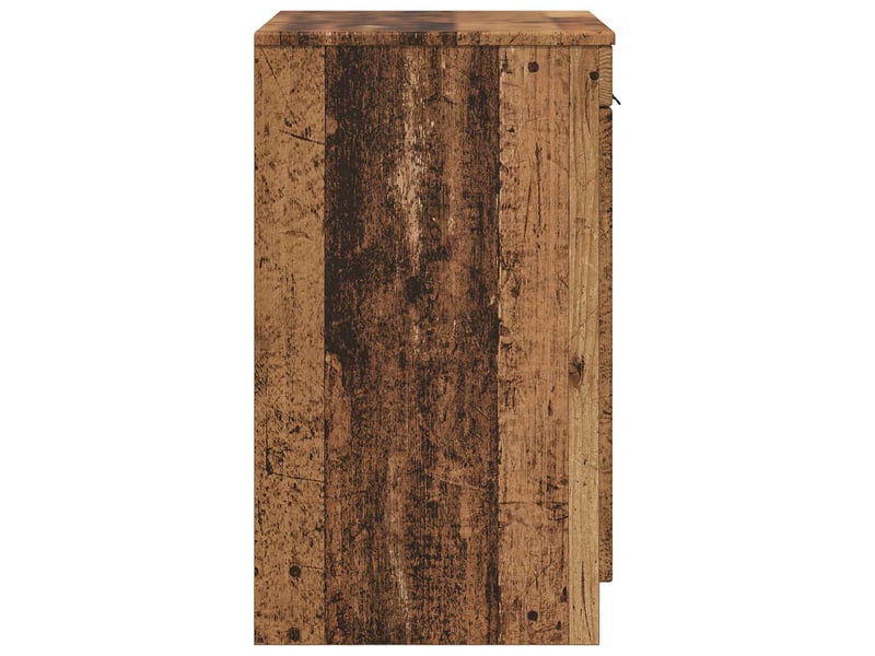  Armoire de salle de bain, meuble de rangement bois ancien 54x41x70 cm shl879  - Conforama E
