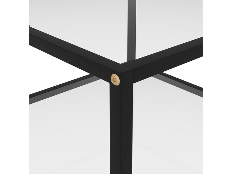  Table basse | table de salon transparent 60x60x35 cm verre trempé  - Conforama D