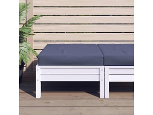 Coussin de palette, coussin de chaise, coussin de canapé bleu marine 60x60x9,5 cm tissu oxford cf55315