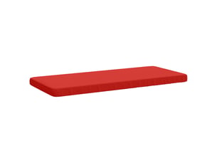 Coussin de banc, coussin d'assise, coussin pour chaisecanapé 1 pièce vught 100 % polyester rouge cf52213