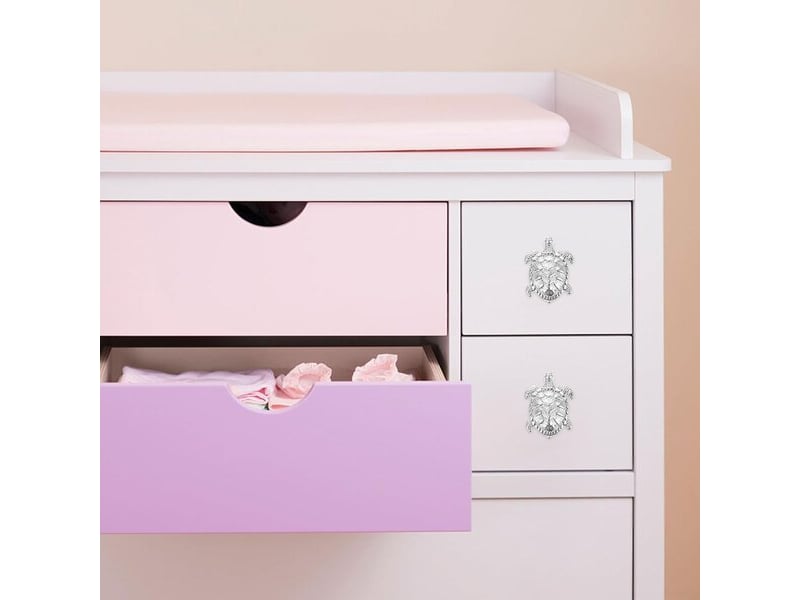  Paire de poignées rétro en forme de tortue, boutons rustiques en alliage de zinc pour portes et tiroirs  - Conforama E