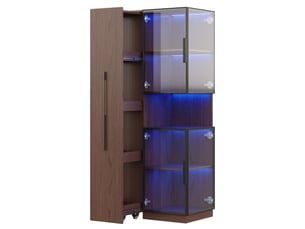 Vitrine coloris marron <strong></strong> <strong></strong> - x