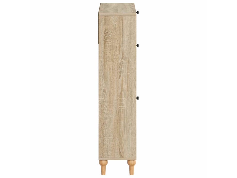  Meuble à chaussure, cabinet à chaussures alkmaar 78x24x103 cm bois d'ingénierie shl3343  - Conforama E