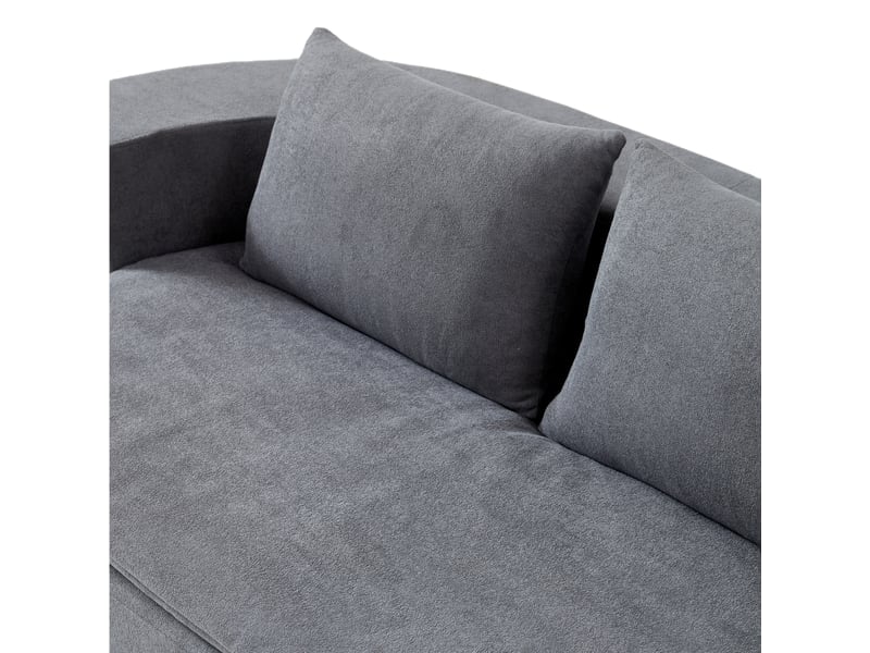  Canapé convertible, canapé-lit, 1 place, gris clair, 2 en 1, pliable, mobilier pour espace de vie, pour salon et séjour  - Conforama W