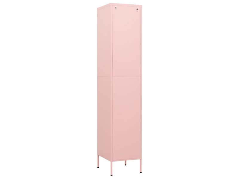  Armoire à casier, rangement de bureau rose 35x46x180 cm acier  - Conforama E