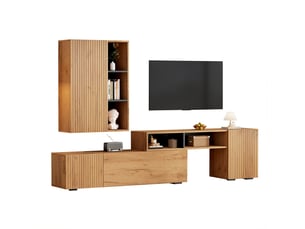 Meuble tv coloris bicolore  SOGEU  