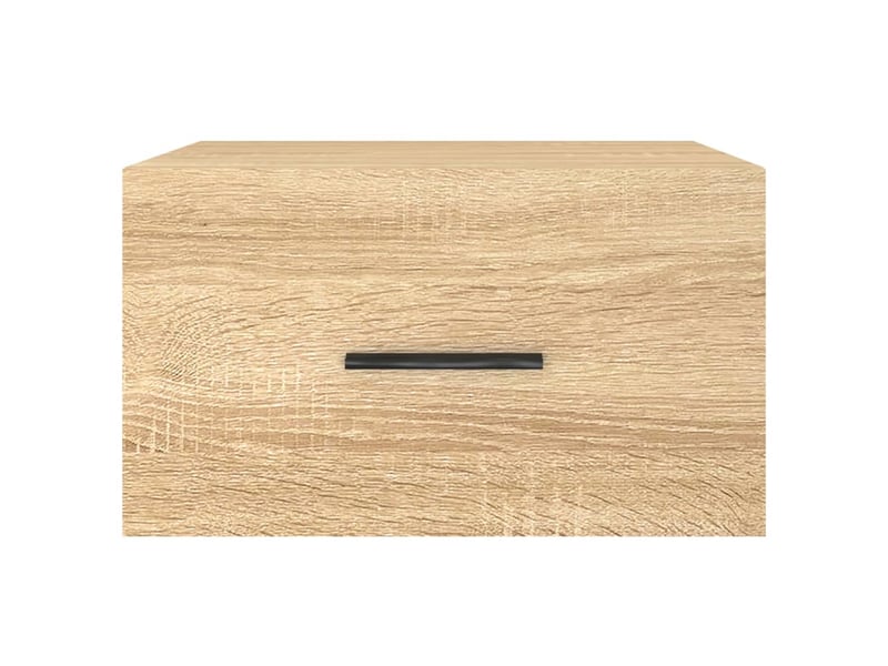  Table de chevet chanmbre, table d'appoint murale chêne sonoma 35x35x20 cm shl2416  - Conforama E