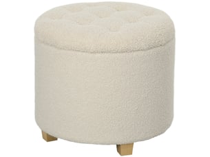 Banquette lit convertible couchage Occasionnel <strong>DESMIU</strong> <strong></strong> blanc