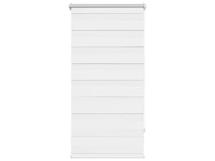 Store vénitien zébré, store de fenêtre 60,9 x 120 cm, largeur du tissu 56,7 cm, blanc cf48231