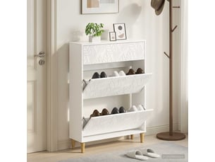 Meuble à chaussures 3 paire(s)  <strong></strong>  <strong></strong> coloris blanc