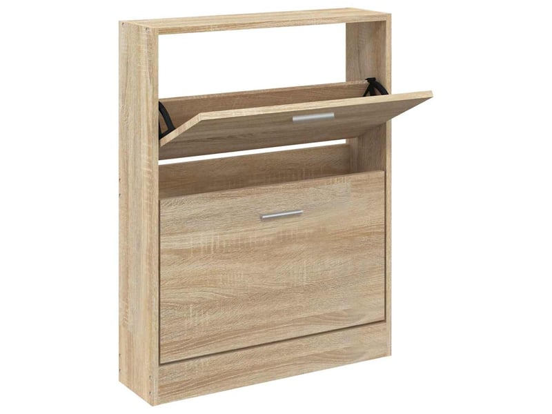  Meuble à chaussures, armoire à chaussures chêne 59x17x81 cm bois d'ingénierie  - Conforama A