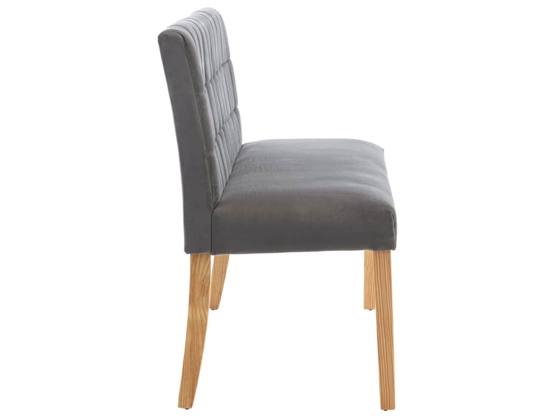  Banc d'entrée, banc d'intérieur 140 cm gris velours  - Conforama D