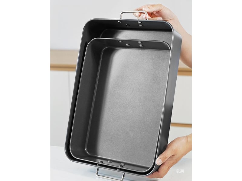  Plat à four antiadhésif avec poignées – 34,8x27,4x6,7 cm  - Conforama E