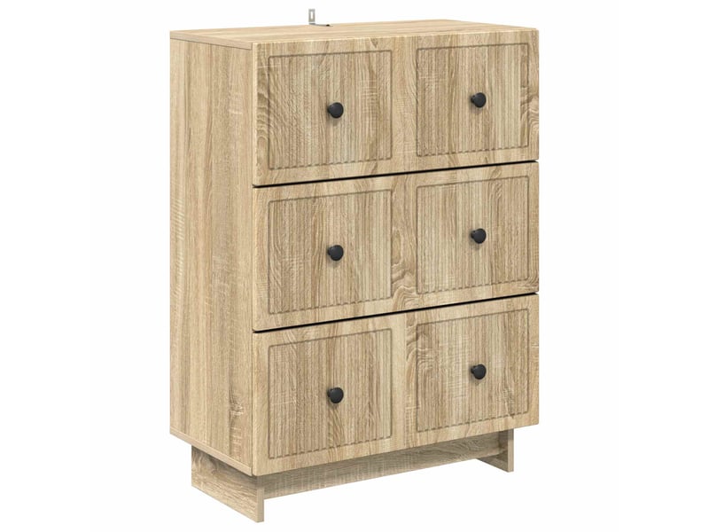 Armoire de rangement bureau, armoire à tiroirs 66 x 34,5 x 90 cm bois d'ingénierie shl8594 - Conforama A