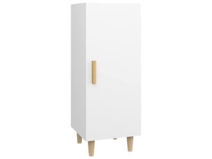 Buffet - bahut - meuble de rangement blanc 34,5x34x90 cm bois d'ingénierie