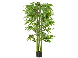Grand bambou artificiel 160 cm en pot, imitation réaliste, déco moderne intérieur extérieur, cadeau