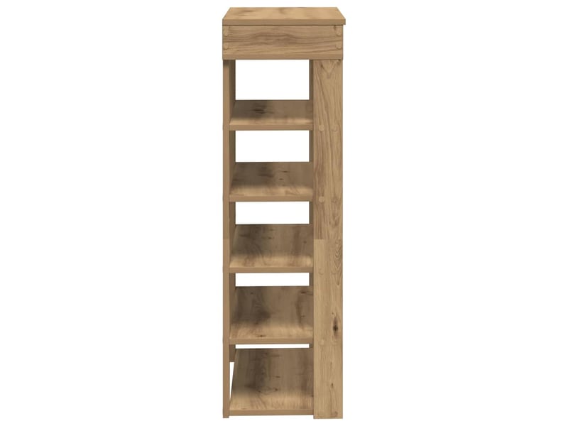  Meuble à chaussures, étagère à chaussures chêne artisanal bois d'ingénierie shl5010  - Conforama E