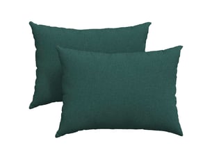 Lot de 2 coussins de canapé, coussins décoratifs tissu vert foncé 70 x 50 cm cf58990