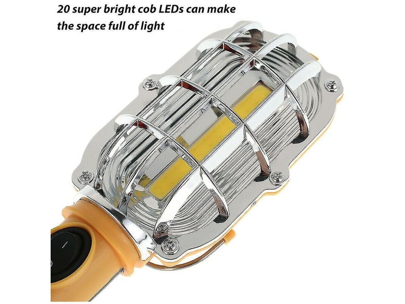  L'épi portatif a mené la torche à main sans fil de lampe d'inspection magnétique de lumière de travail  - Conforama C