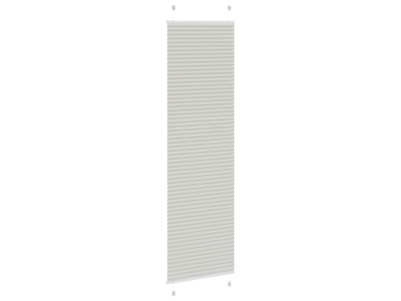 Store plissé, store de fenêtre gris clair 55x200 cm largeur du tissu 54,4 cm cf46893 - Conforama D