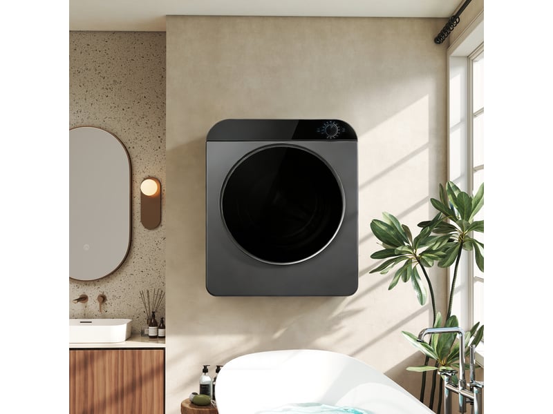  Sèche-linge haute performance - chauffage en céramique ptc - tambour en acier inoxydable - 4 programmes de séchage 49.5x42x59.5cm - Conforama C