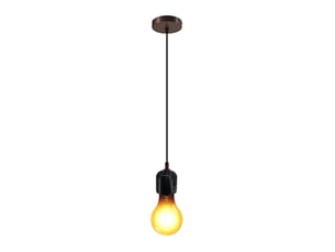 Lampe suspension en marbre sigma iv 36cm noir