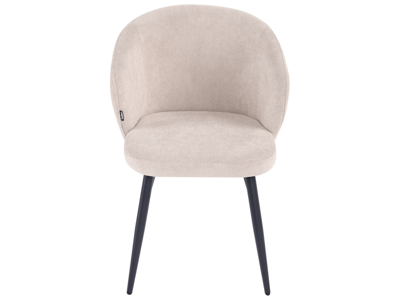 Lot de 2 chaises de salle à manger moundville tissu taupe  - Conforama E