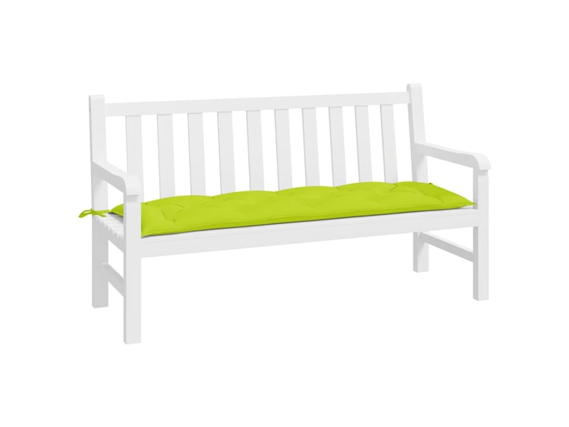 Coussin de banc de jardin, coussin d'assise vert brillant 150x50x7cm tissu oxford cf52868  - Conforama C