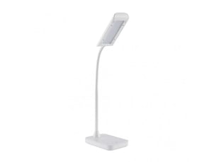 Fabrilamp oliver lampe de bureau led blanche 5 w 375 lm 6000 k, flexible, tactile, 3 intensités