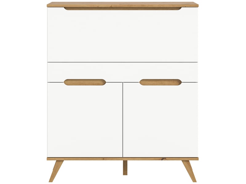 Secrétaire stockholm (lxhxp : env. 100x118x40 cm) blanc  - Conforama B