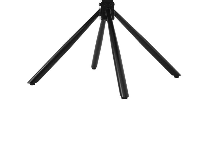  Lot de 2 chaises de salle à manger avec pivotantes, accoudoir, pied en métal, velours, gris  - Conforama R