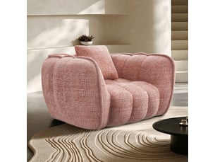 Lexzurn fauteuil fixe, pouf pour adulte,avec coussin,conception ergonomique,profondeur d'assise accrue 60 cm,adapté à de nombreux contextes,base antidérapante