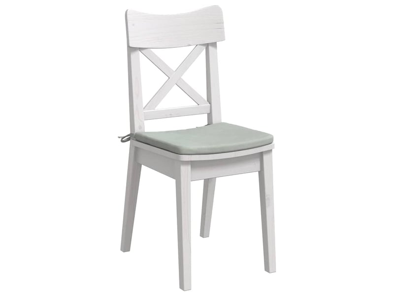 Lot de 4 coussins de siège, coussins décoratifs velours gris clair 40 x 40 x 3 cm cf60037 - Conforama C