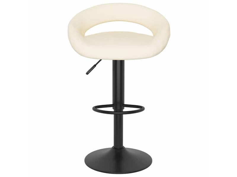  Lot de 2 tabouret de bar, chaise de bar crème velours shl9289  - Conforama D