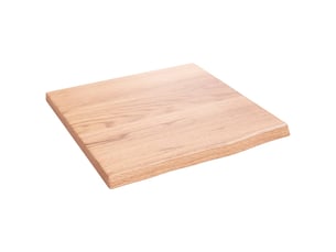 Comptoir de salle de bain, plan de travail marron clair 40x40x2 cm bois traité cf65823